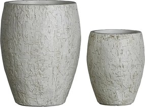 DONICE OGRODOWE OWALNE CORA ZESTAW 2 SZT.