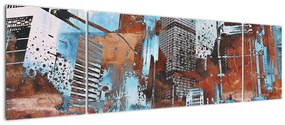 Obraz - Wieżowce (170x50 cm)