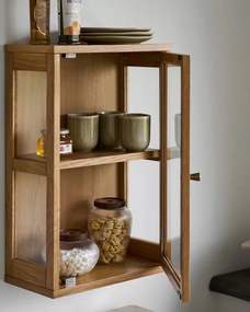 Witryna wisząca w naturalnym kolorze 40x60x20 cm Zamora – House Nordic