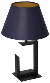 Lampa stołowa 1xE27/60W/230V 45 cm niebieski/złoty