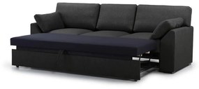 Antracytowa rozkładana sofa 233 cm Janson – Scandic