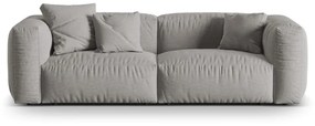 Jasnoszara sofa modułowa 240 cm Martina – Micadoni Home