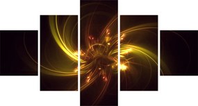 Obraz - abstrakcja śmigieł (125x70 cm)