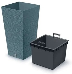 Doniczka FURU SQUARE 29,5 cm, szary, 29,5 cm