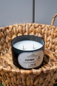 Duża świeca zapachowa w szkle, 2 knoty, 470 g