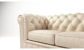 Kremowa aksamitna sofa 184 cm Cambridge – Ropez