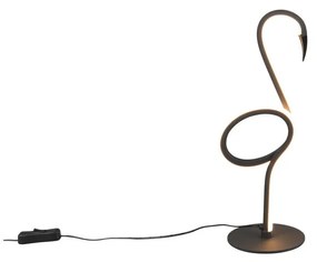 Czarna lampa stołowa LED (wysokość 35 cm) Ingo – Trio