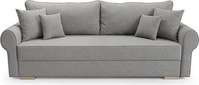 Sofa z Funkcją Spania RELON Szara Glamour