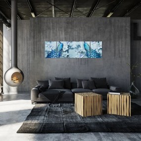 Obraz pawi (170x50 cm)