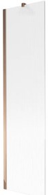 Mexen Next parawan nawannowy 1-skrzydłowy 50 x 150 cm, prążki, różowe złoto - 895-050-000-00-09-60