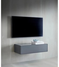 Szara szafka pod TV 91x24 cm Edge by Hammel – Hammel Furniture