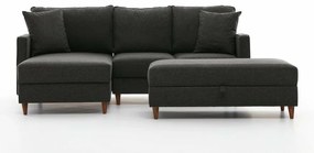 Sofa narożna Eva Left Anthracite