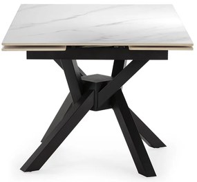 Rozkładany stół z dodatkowym blatem z kamiennym blatem 90x150 cm Arlene – Marckeric