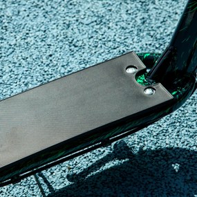 AIYAPLAY hulajnoga dziecięca, regulowana hulajnoga dla dzieci, z hamulcem, podpórką, 2 koła, stal, zielony