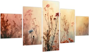 Obraz - Dzikie kwiaty (125x70 cm)