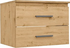 Szafka ścienna pod umywalkę nablatową dąb artisan 60 cm R0-A53