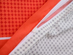 PrzytulneMieszkanie.pl PrzytulneMieszkanie.pl Pościel z bawełny renforcé TABITA czerwone Rozmiar pościeli: 2 szt 80 x 80 cm | 200 x 200 cm