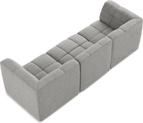 Szara sofa z materiału bouclé 255 cm Aloha – Makamii