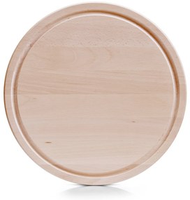 Okrągła deska do krojenia z drewna bukowego, Ø 31 cm