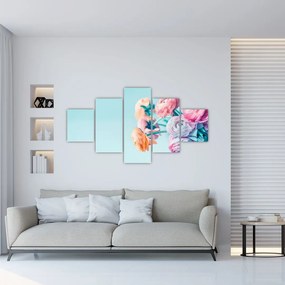 Obraz - Kwiaty w wazonie (125x70 cm)