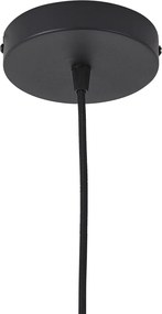 Nowoczesna lampa wisząca czarna 50 cm 3-punktowa - Drum Duo