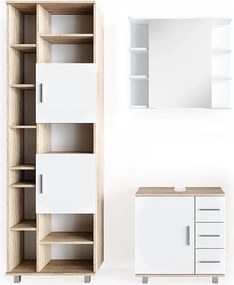 Zestaw mebli łazienkowych sonoma 60x33x60.8 ilias