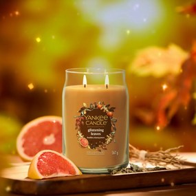 Yankee Candle Duża świeca zapachowa SignatureGlistening Leaves, 567 g, L