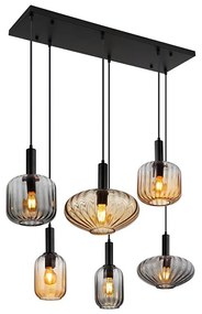 Globo 15719-6 - Żyrandol na linkach VALLETTA 6xE27/60W/230V