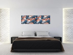 Obraz - Fale i wzgórza (170x50 cm)