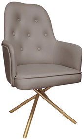 Krzesło SARA podstawa Krzyżak złota Vega26