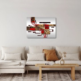 Obraz na szkle abstrakcji (70x50 cm)