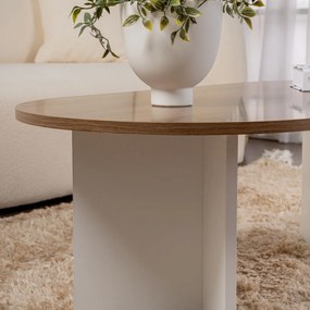 Stolik kawowy Sable Walnut White