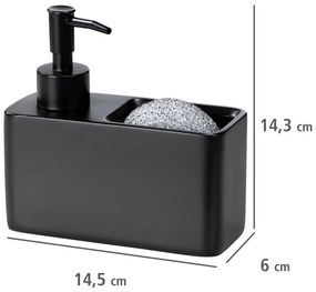 Dozownik z miejscem na gąbkę, 150 ml, Resa, WENKO