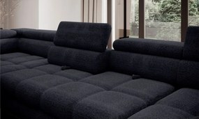 Narożnik EMPOLI XL w układzie U Lewostronny z funkcją spania Lewostronny w ktaninie AUSTIN 20 WERSAL