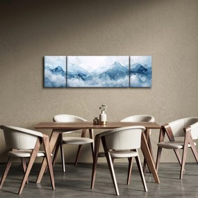 Obraz - Chmury i fale, akwarela (170x50 cm)
