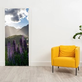 Fototapeta na drzwi - Sceneria łubinów (95x205cm)