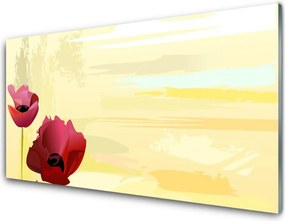 Panel Szklany do Kuchni Wiosenna Natura W Kwiatach