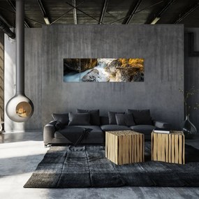 Obraz - Strumień leśny (170x50 cm)