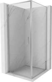 Mexen Exo kabina prysznicowa uchylna 85 x 85 cm, transparent, chrom - 817-085-085-01-00