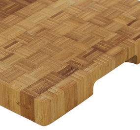 Deska do krojenia z drewna bambusowego,gruba taca kuchenna firmy KESPER