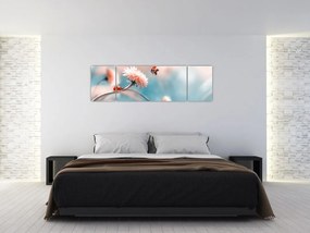 Obraz - Biedronka na kwiatku (170x50 cm)
