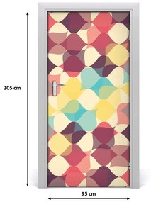 Naklejka fototapeta na drzwi Geometryczne tło