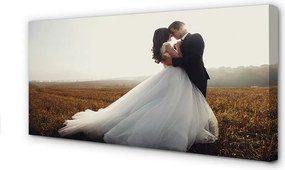 Fotoobraz na płótnie Para Młoda pod Niebem