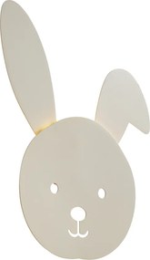 Dziecięca lampa ścienna beżowa z LED z 3-stopniową regulacją jasności - Benny the Bunny