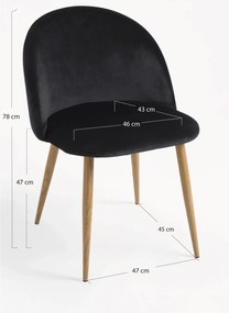 Silla Vint Terciopelo