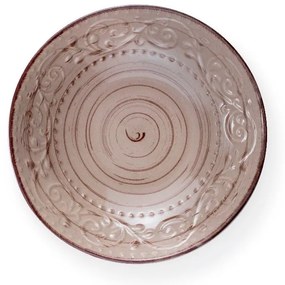 Piaskowo-brązowy talerz kamionkowy Brandani Serendipity, ⌀ 20 cm
