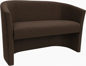 Sofa CLUB tapicerowana : Kolor tkaniny - VELVET - MG05, Typ tkaniny - Velvet