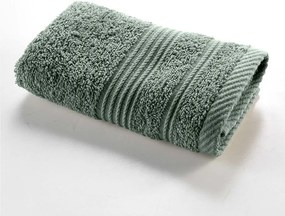 Szałwiowy bawełniany ręcznik frotte 30x50 cm Tendresse – douceur d'intérieur