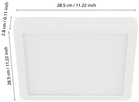 Inteligentna lampa sufitowa LED 19,5 W FUEVA-Z – EGLO