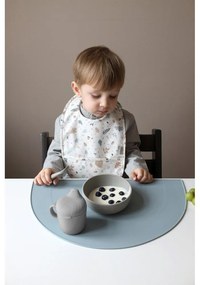 Niebieskio-szare łyżeczki dla dzieci z silikonu zestaw 2 szt. Midnight Mix – Cam Cam Copenhagen